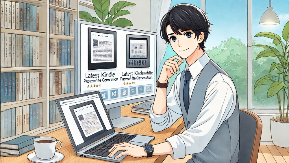 Kindle Paper whiteの最新は何世代？