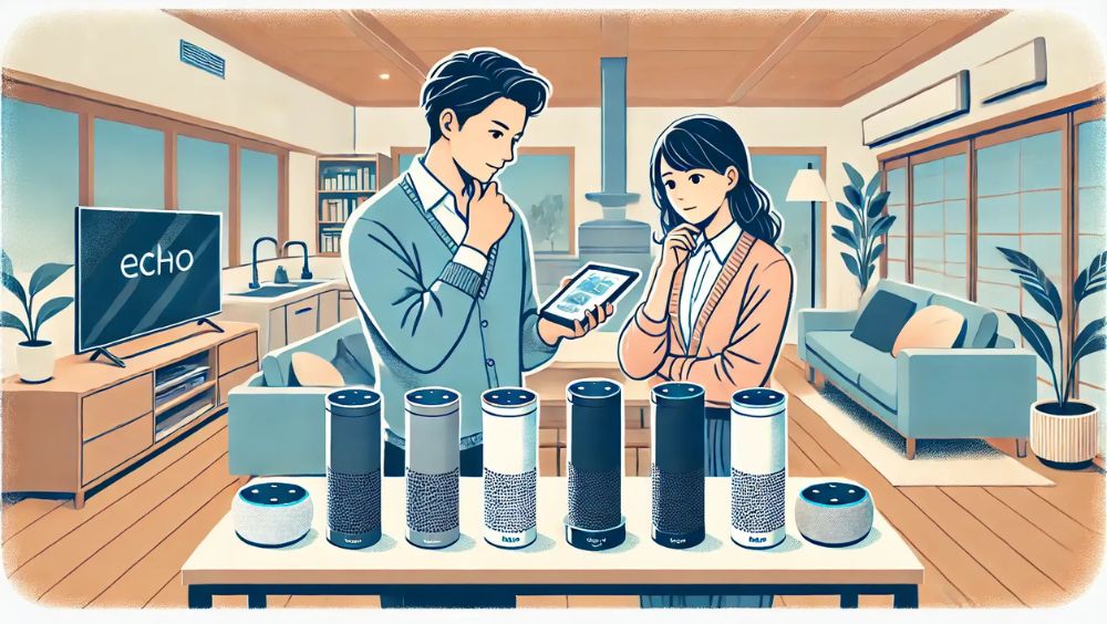 amazon echoの音質比較と最新モデル解説
