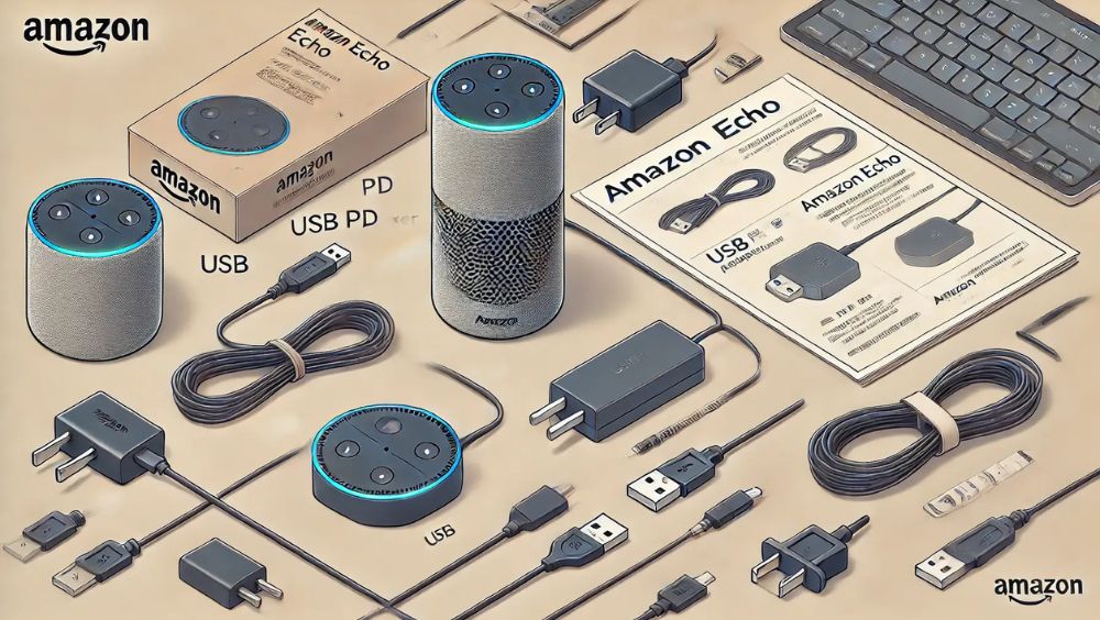 amazon echoの電源ケーブルのUSBの基本と実用ポイント