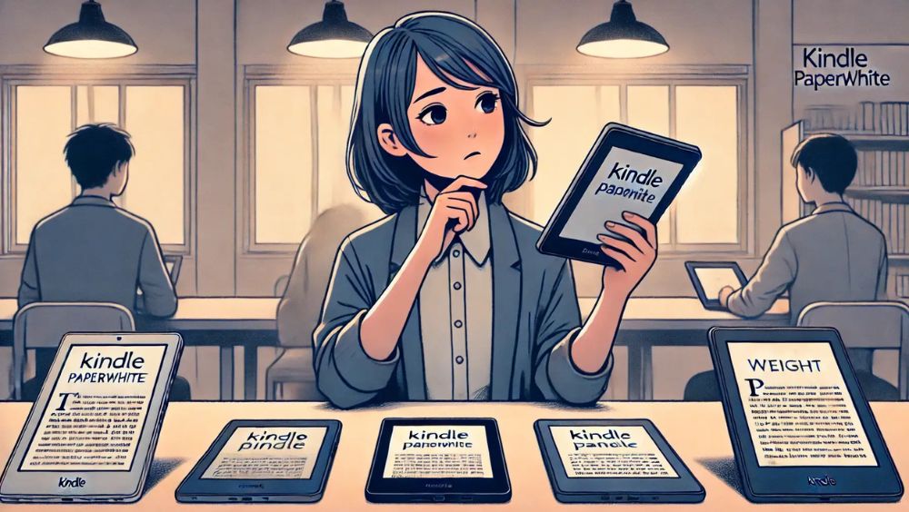 Kindle Paperwhiteの重さに関する総まとめ