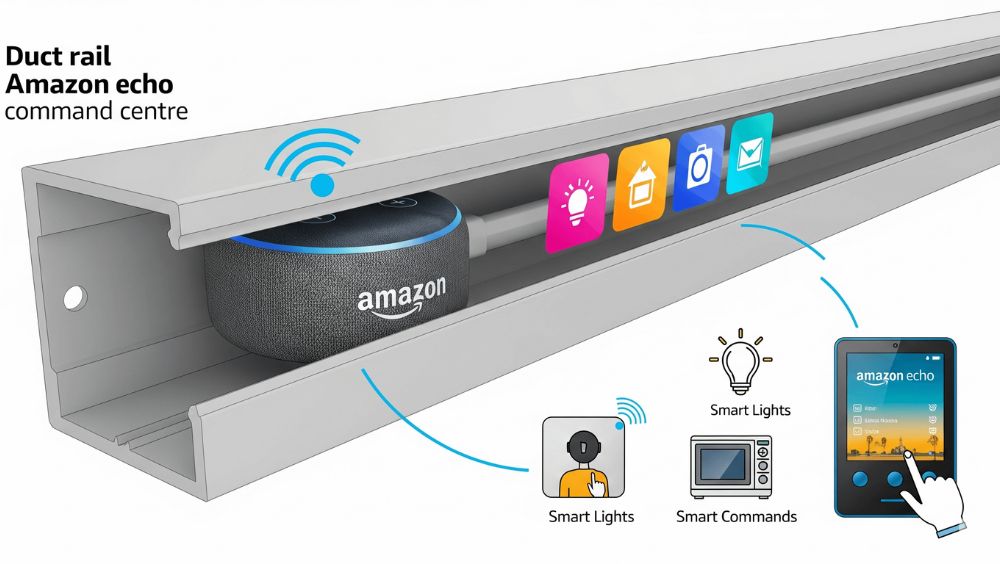 Amazon Echoをダクトレールに設置するメリット