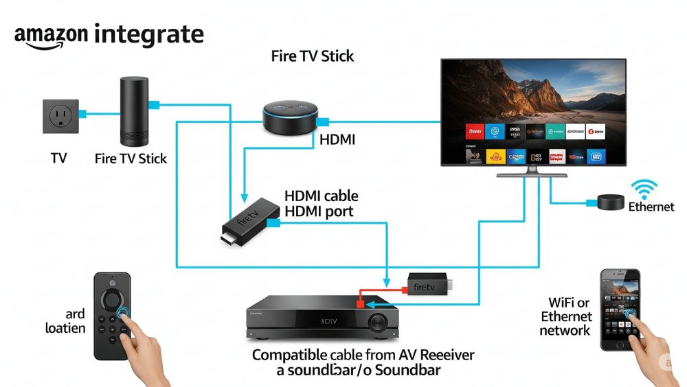 AmazonEchoFireTVStickホームシアターの接続のポイント