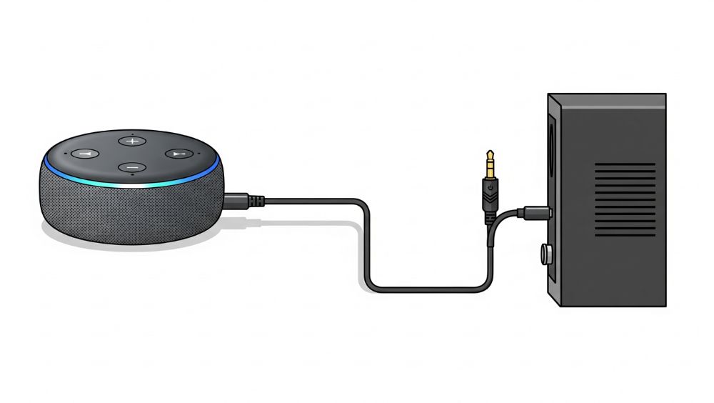AmazonEchoDotを有線スピーカーとして活用する