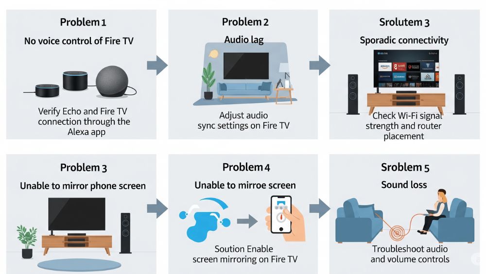 AmazonEchoとFireTVStickのホームシアターの接続でよくある問題と解決策