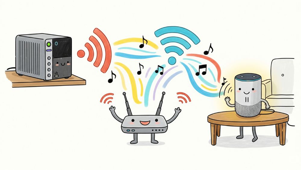 Amazon EchoとNASで音楽を再生する方法