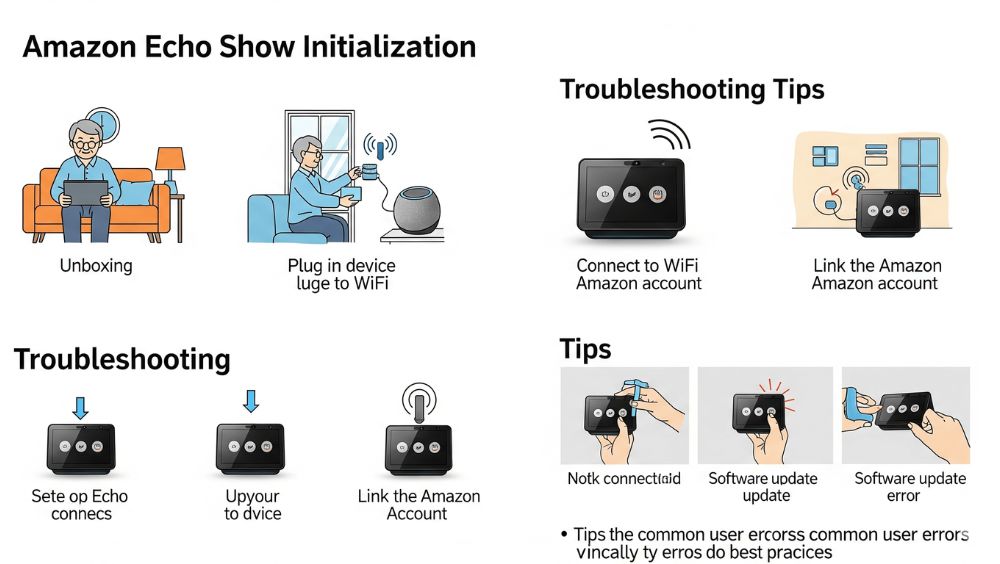 Amazon Echo Showの初期化と対処法と設定の注意点