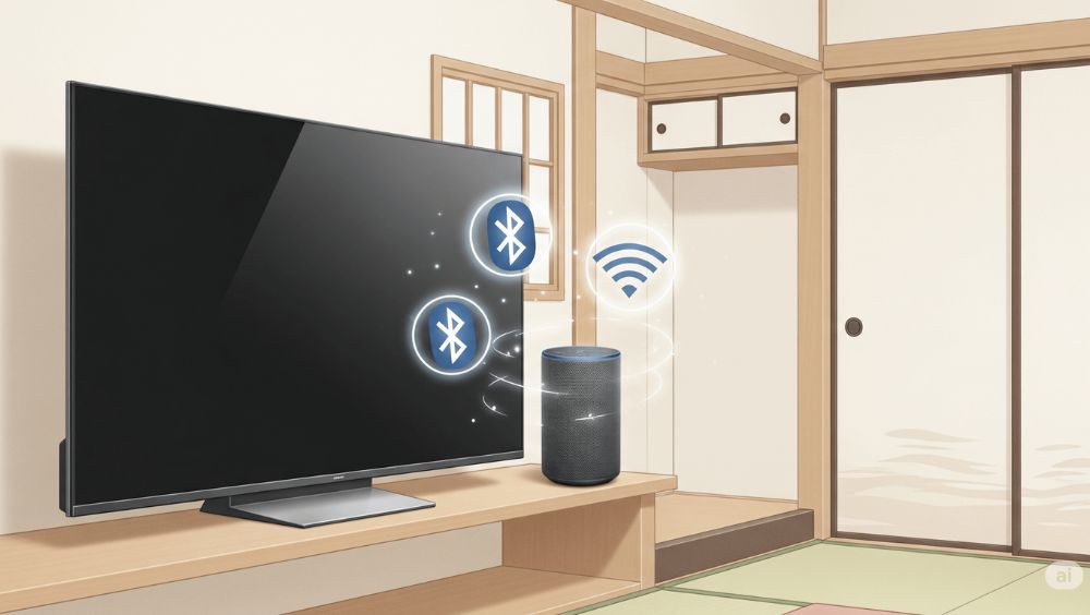 amazon echoをテレビとスピーカーとして無線接続する基本