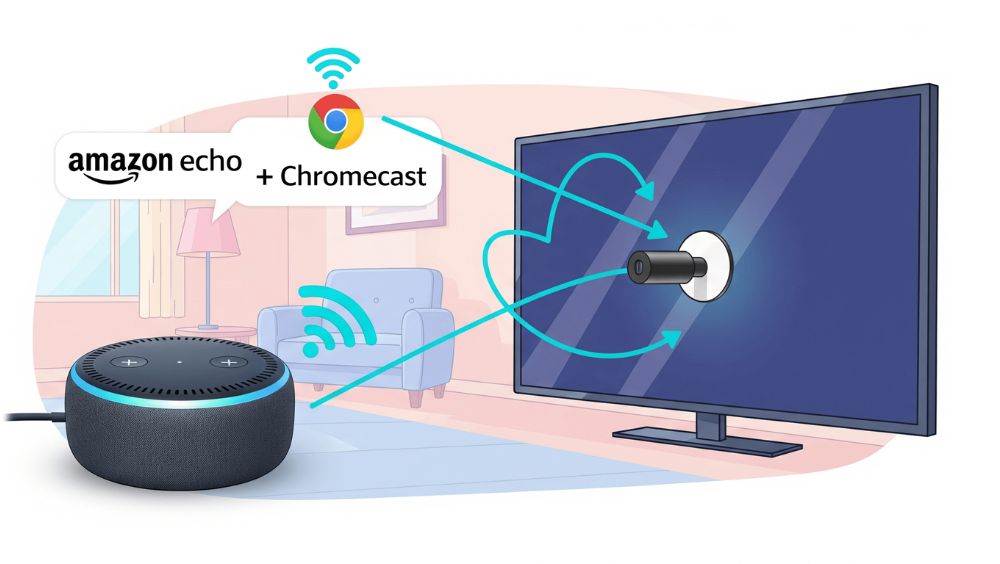 amazon echo chromecastの連携は可能？設定と代替案