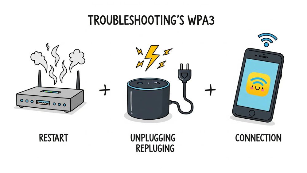 amazon echoのwpa3接続問題を解決する方法