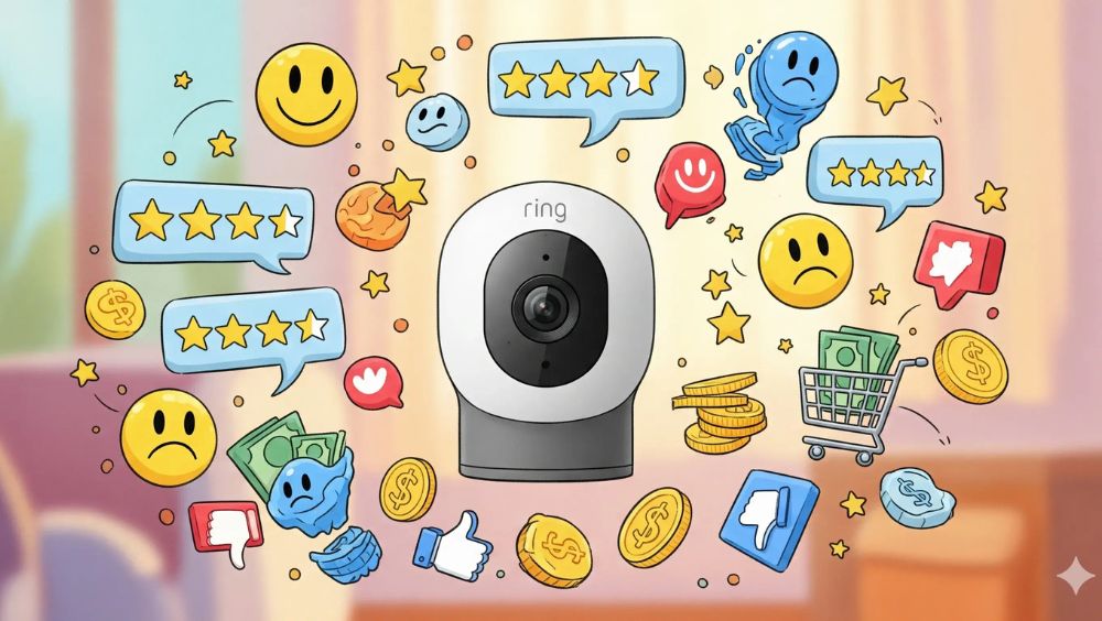 amazon ring indoor cam 第2世代の口コミと料金