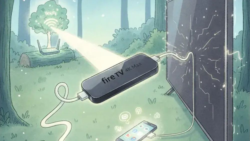 fire tv stick 4k maxの接続と設定