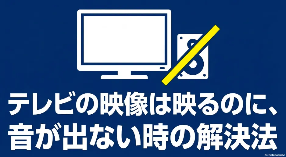 Fire TV Stickで動画を見ようとしたら、映像は映るのに音が出ないというトラブルに悩んでいませんか