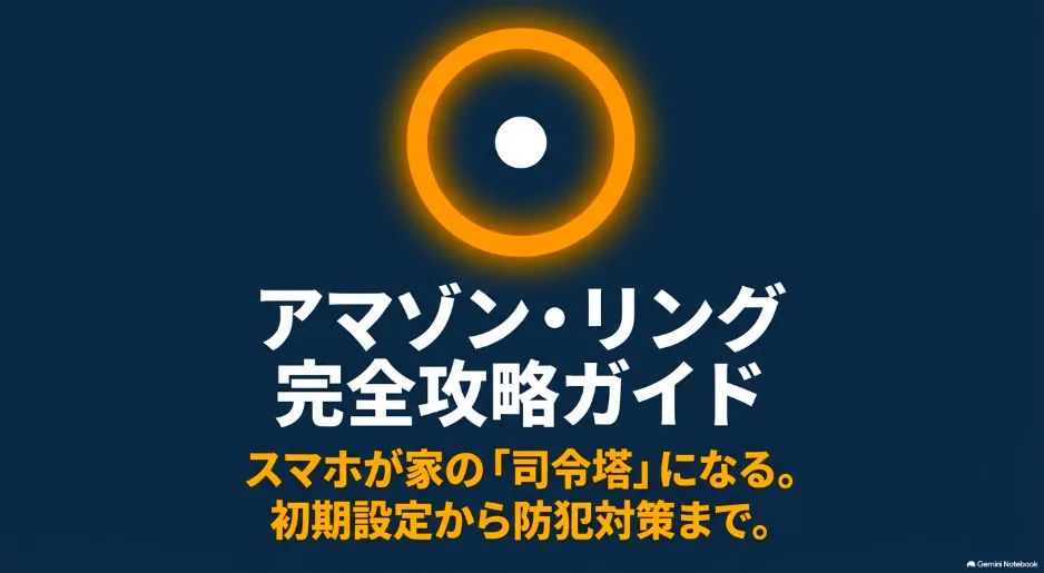 アマゾン・リング完全攻略ガイドの表紙スライド画像